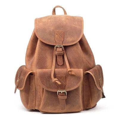 China Stitch Stitch Vintage Women Backpack, Womens Bag Urban Backpack, School Rucksack Travel Rucksack Genuine Leather Bag for sale