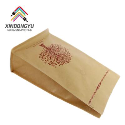 China Good Aluminum Foil Barrier Holder ANTISTATIC Plastic Biodegradable Zip Up Kraft Paper Bag Lock For Packaging Coffee And Tea for sale