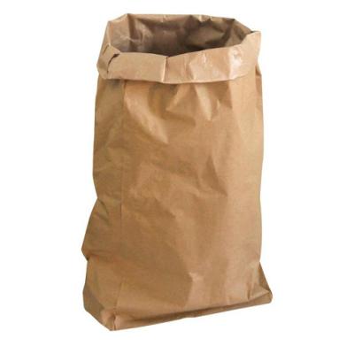 China Eco Friendly Biodegradable 25kg Recyclable China Stand Up Heavy Duty Big Cement Kraft Paper Packaging Bag for sale