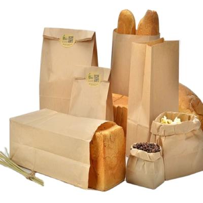 China Recyclable Custom Printed Logo Design Plastic Bag Kraft Paper Bag For Merchandise / Retail Goods for sale