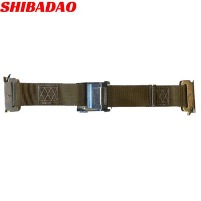 China High Quality Polyester E-Track Tie Down Straps - Cam Buckle, Ratchet Lashing Strap For Van Trailer Accessories for sale