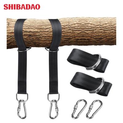 China Durable Heavy Duty Chair Straps Tree Hammock Nylon Hanging Tree Straps Tree Rope Hammock Straps for sale