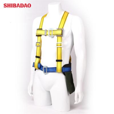 China Fall Protection Fall Protection Equipment 4 Point Full D Clip Safety Belt Body Harness for sale