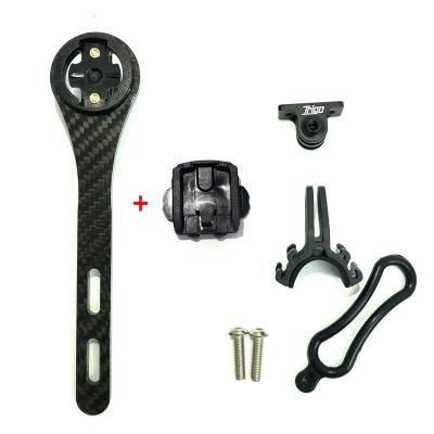 China MTB 31.8mm Road Bike Computer Camera Mount Bryton Rider Carbon Fiber Bent Handlebar Computer Holder for sale