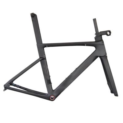 China Road Bikes Carbon Road Frame Bicycle 2020 New T1000 Racing Disc Disc Brake Super Light Cycling Di2 Frameset Made Taiwan XDB DPD for sale