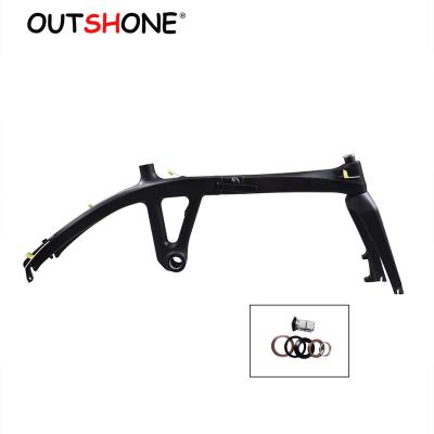 China NEW Warranty 2021 Carbon Road Folding Bike Frame Fork 20