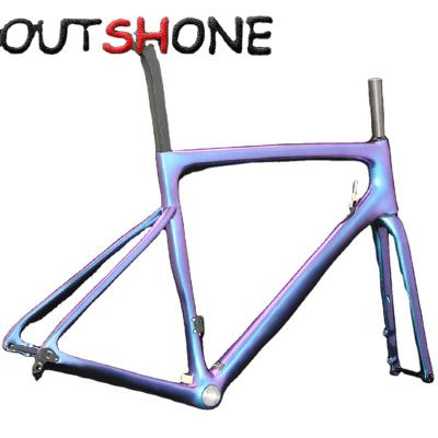 China Road Bikes OEM Bike Parts Warranty 3 Years Carbon Bike Set Frame Carbon Bicycle Road EPS Disc Brake Matte Or Glossy Fiber for sale