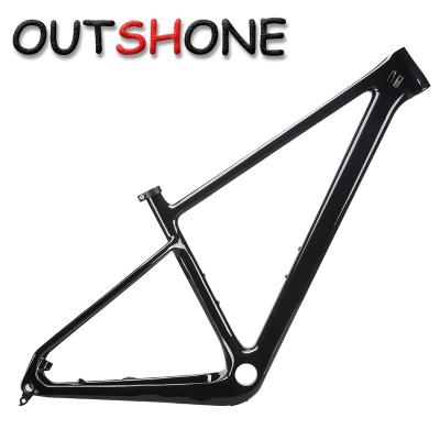 China Mountain Bikes New Full Carbon 29er B00ST Frame 148*12mm Carbon Mountain Bike Frame Fit For Max Tire Size 2.45inch 29er Bicicletas MTB Bike for sale