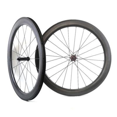 China Road Bikes Wheelset Tubular Wheels 45/50/58 Mm New Carbon Anvil Road Carbon Bike Wheels Vacuum Tire Golf Sphere Appearance Free Shipping for sale