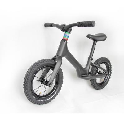 China Latest style 2019China factory 12 inch boost cycling bike newest design ultralight full carbon fiber balance NO--pedal adjustable children's bicycle for sale