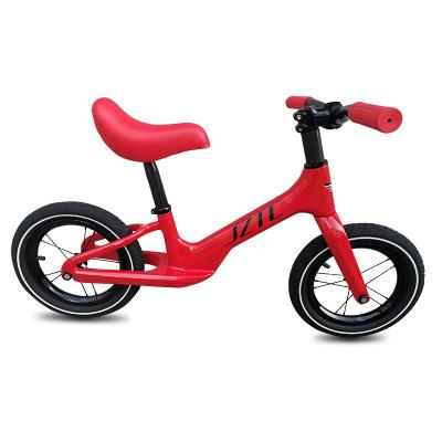 China OEM carbon fiber material balance bike 2020 children's bikes children's balance bike in bicycle factory direct sales children's bike mini 12 inch for sale