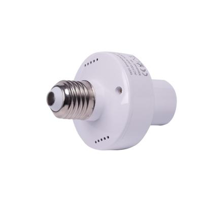 China Screw Style Color Screw Zigbee RF433 Smart Lamp White Bulb Holder, Smart Holder For Bulb, Tuya Smart Light Holder for sale