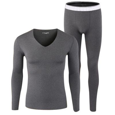 China QUICK DRY Plus Size Colorful Seamless Warm Double Sport Men's Thermal Underwear Fleece for sale