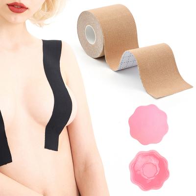 China Breast Lift Tape Nipple Cover Set DIY Tape Medical Grade With Breast Lift Petals Boob Tape for sale