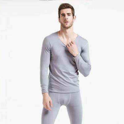 China Wholesale Winter QUICK DRY Warm V-Neck Plus Size Thermal Underwear Set For Man Woman for sale