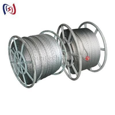 China Línea de transmisión cuerda galvanizada trenzada anti de Steel Pilot Wire del conductor que tuerce en venta