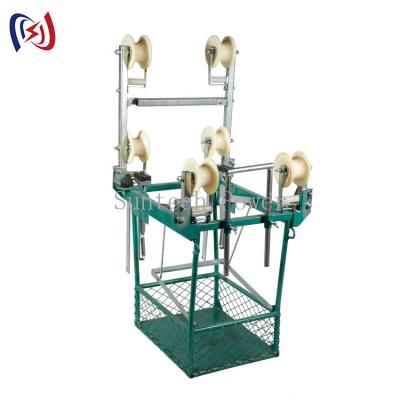 China Four Bundle Conductors Overhead Line Bicycle Overhaul Vehicle Inspection Trolley for sale