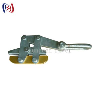 China Anti Twist Steel Rope Conductor Gripper Cable Pulling Clamp Stringing Of Transmission Line for sale