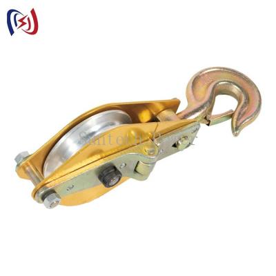 China 10kn Nylon Sheave Rope Pulley Blocks Transmission Line Stringing Tools for sale