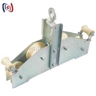 China Optical Fiber Cable Pulley Block 10KN OPGW Quadrant Block Combined Type SHZHD10 for sale