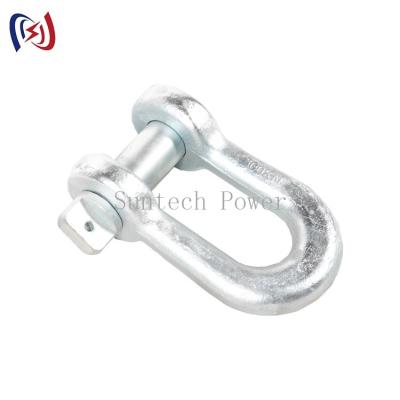 China Steel Pilot Wire High Strength Galvanized Shackle For Construction Works In Transmission Line for sale