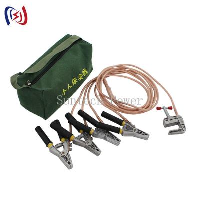 China Three phase 25mm Plug Construction Earth Wire Personal Grounding Wire Safety Tools for sale