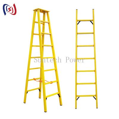 China 8m FRP Fiberglass Extension Ladder Construction Tower Erction Tools for sale