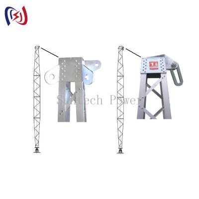 China Aluminum Alloy Electrical Gin Pole Tower Erection Tools for sale