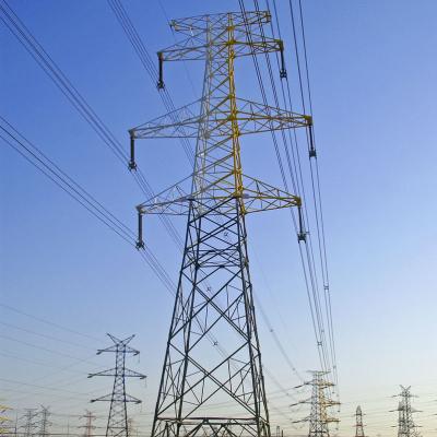 China ASTM123 Galvanized Q235 Q345 Steel Transmission Line Tower for sale