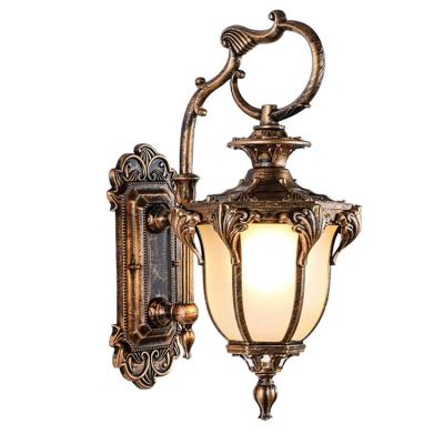 China European antique warm retro style led waterproof outdoor wall lamp for garden hallway wall door for sale