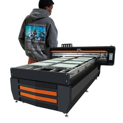 China Garment Shops High Quality Flatbed Digital T Shirt Printer Cotton T Shirt Printing Machine for sale