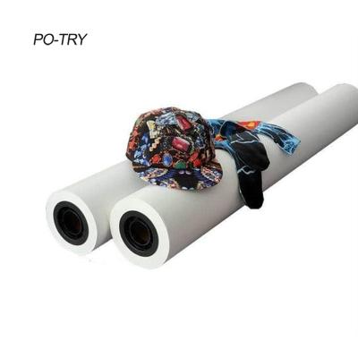 China Textiles POTRY 35/40/50/60/70/90gsm High Transfer Rate Direct Selling Label Printer Paper for sale