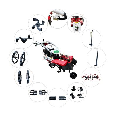 China Shandong Supplier Mini Hand Cultivator Gasoline Farms Motor Cultivator Rotary Cultivator Rototiller Power Rear Tooth Rotary Tiller for sale