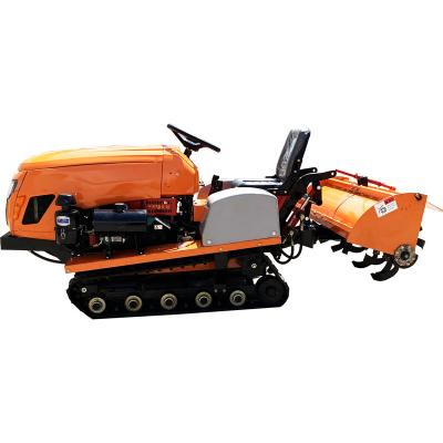 China Farms Air Cooling Cheap Price Single Cylinder Dozer Blade Tractor Front Trail Tractors for sale