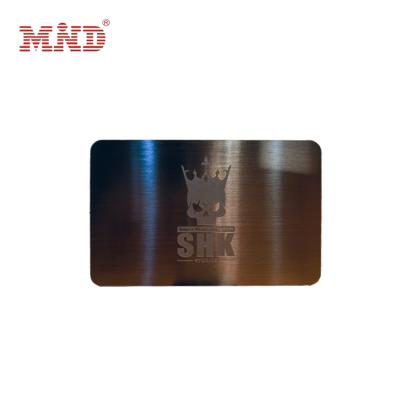 China ODM Customized Customized Stainless Steel Metal Card Stainless Steel Premium Business Cards for sale