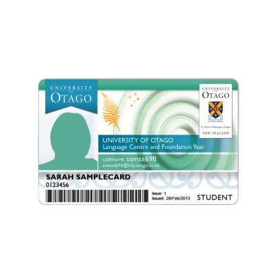 China Factory price waterproof/waterproof OEM customized printing rfid school student id card for sale