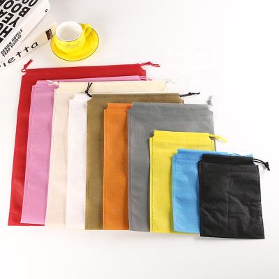 China Hot Sale Eco-Friendly Customized Reusable Apparel Shoes Travel Bags Manufacturers Drawstring Gift Package Nonwoven Fabric Wholesale Bags for sale