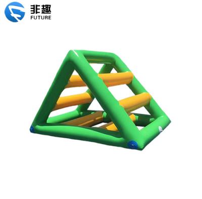 China Warter Sports Inflatable Water Pyramid Climb Toy. Rise Water Inflatable Floating Toys For Lake.funny Pool Toy for sale