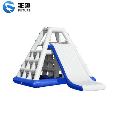 China Outdoor water fun inflatable water pyramid climb floating toy. Aquaglide Jungle Joe Lake Toy .inflatable water park for the lake.PVC or TPU for sale