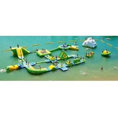 China Outdoor Water Fun Places Big Inflatable Water Obstacle Course In The Lake.inflatable water park floating toy for kid and adult for sale