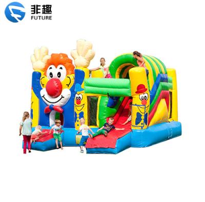 China Indoor and outdoor inflatable shopping mall large school castle bouncer and slide. Inflatable kids amusement theme park devices. for sale