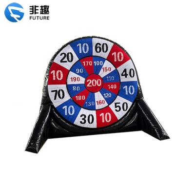 China Commercial Event Giant Inflatable Dart Board with 6pcs Footballs for Kids and Adults.Giant Golf Inflatable Dart Boards for Outdoor Sport Game for sale