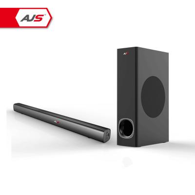 China Wireless System AJS Home Theater System BT Sound Bar With Wired Or Wireless Subwoofer for sale