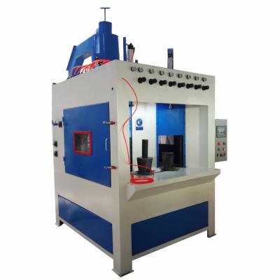 China Building Material Stores Automatic Turntable Machine Sandblasting Abrasive Blasting for sale