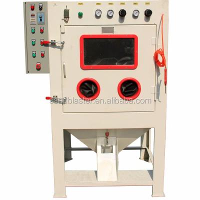 China COLO-1080ZL Non-Toxic Automatic Drum Blasting/Basket Sand Dry Booth For Screw for sale