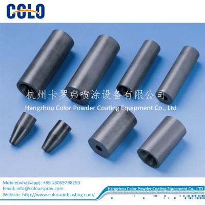 China 35mm 45mm 60m 80mm Tungsten Carbide Sandblasting Nozzle Tungsten Carbide Sandblasting Nozzle for sale