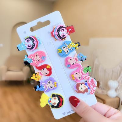 China Cute Fashion 10Pcs Hair Clip Set Girl Hair Bands Hair Accessories Bow Flower Fruit Headwear Hairpins for sale