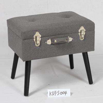 China stool home & Foldable Ottoman Sofa Side Storage Trunk Stool Suitcase Stool for sale