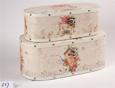 China Storage Wholesale Ottoman Viable Decorative Storage Boxes for sale