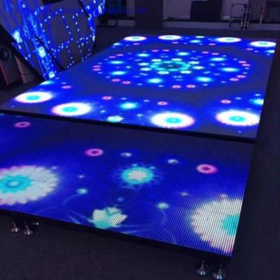 China Different models p2.9 p3 p7 interactive led video dance floor screen props for sale